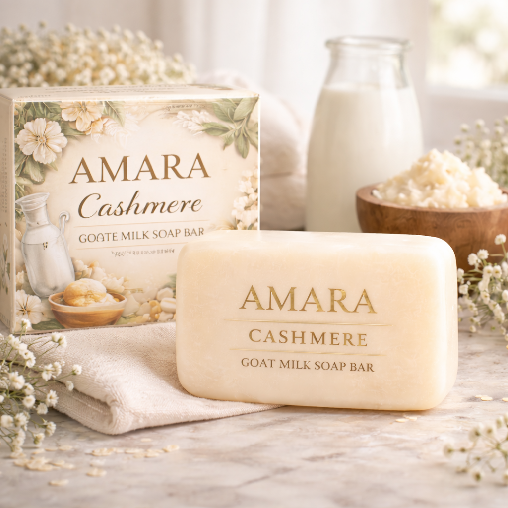 Amara Cashmere Goat Milk Soap Bar