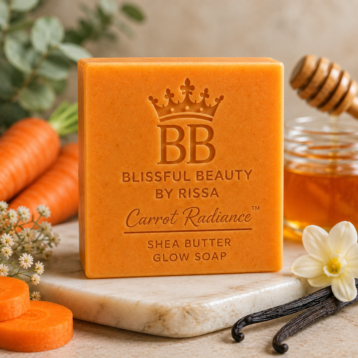 🥕 Carrot Radiance Shea Butter Glow Soap