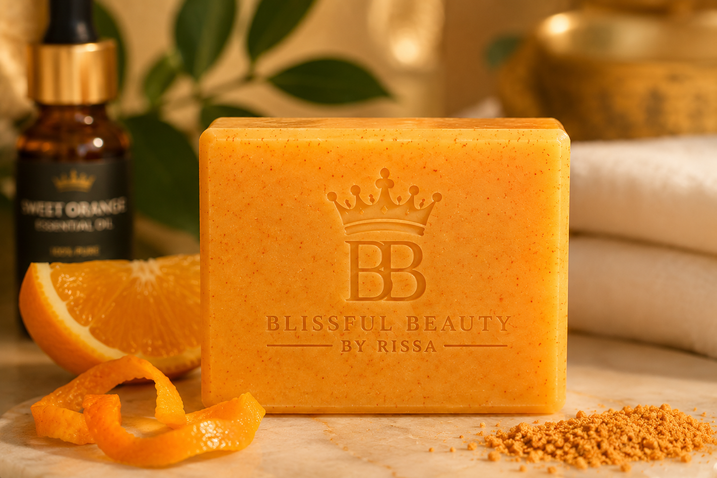 🍊 Orange Radiance Shea Butter Glow Soap