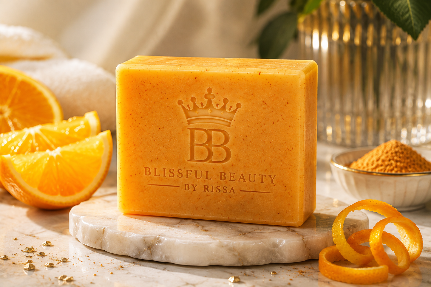 🍊 Orange Radiance Shea Butter Glow Soap