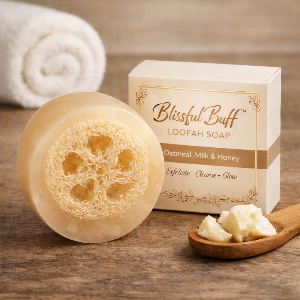 Blissful Buff Loofah Soap